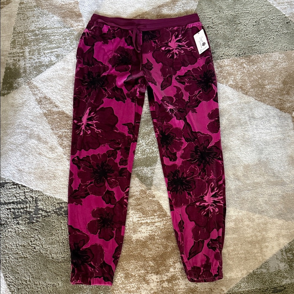 Floral Kids Bottoms in Pink and Purple